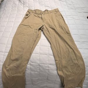 WOMEN'’S RELAXED FIT CANVAS DOUBLE-FRONT WORK PANTS